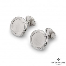 Patek Philippe White Gold Calatrava Cufflinks